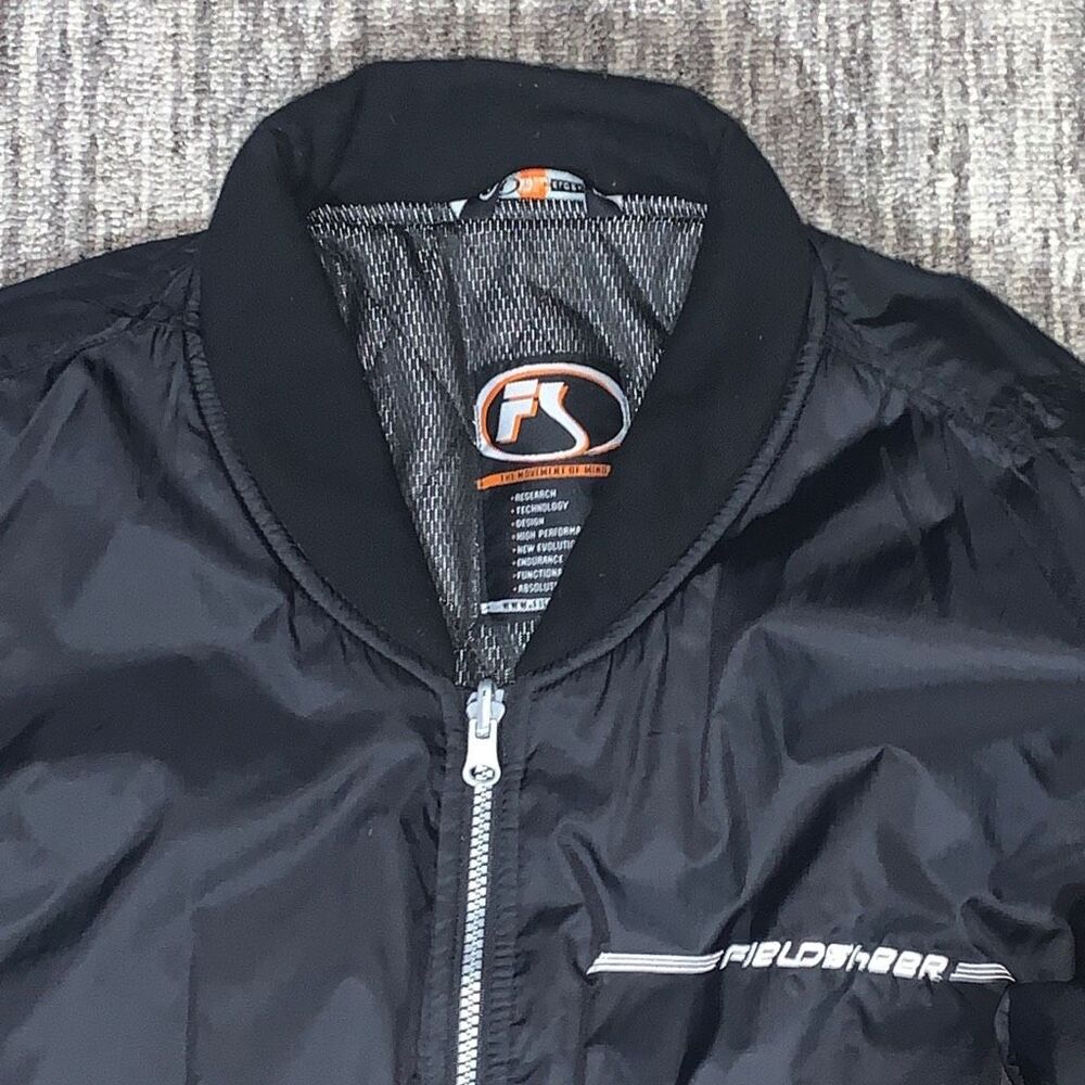 FieldSheer Mens Size 3XL Fill Zip Front Jacket Black Quilted Lining Pockets - Picture 2 of 6